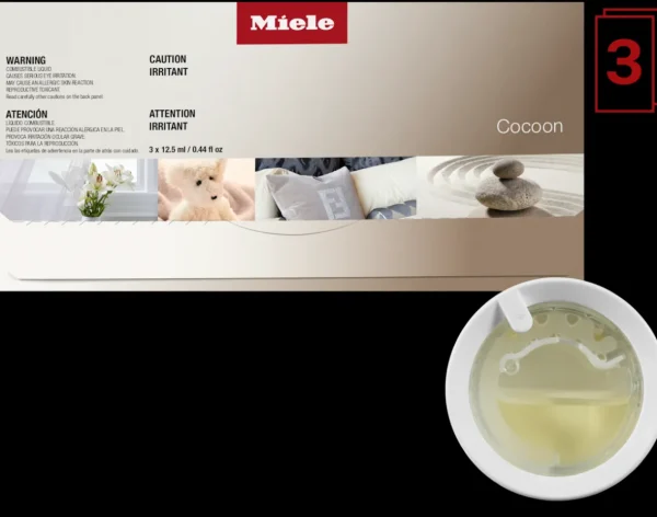 Miele Tumble Dryer Fragrances>Set of 3 x Cocoon fragrance flacon